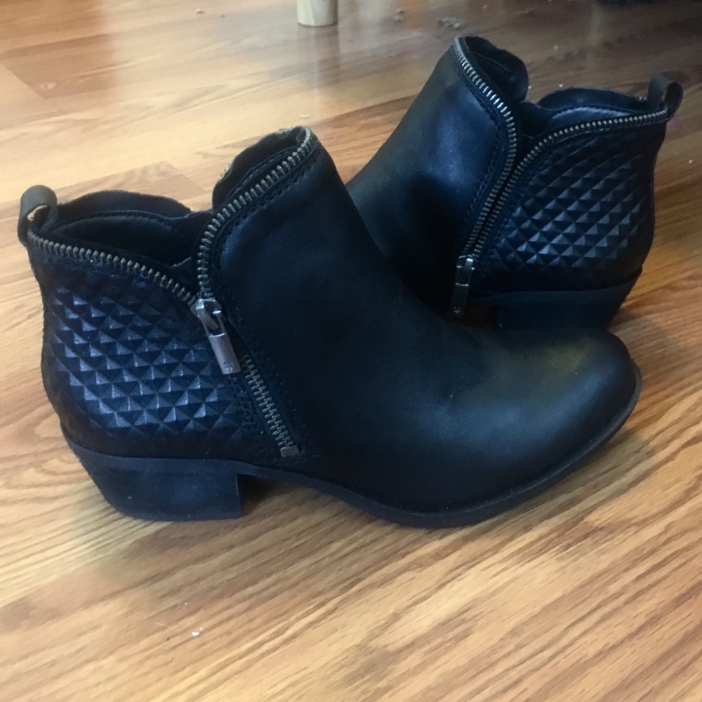 Lucky Brand Bartalino black booties 6.5M